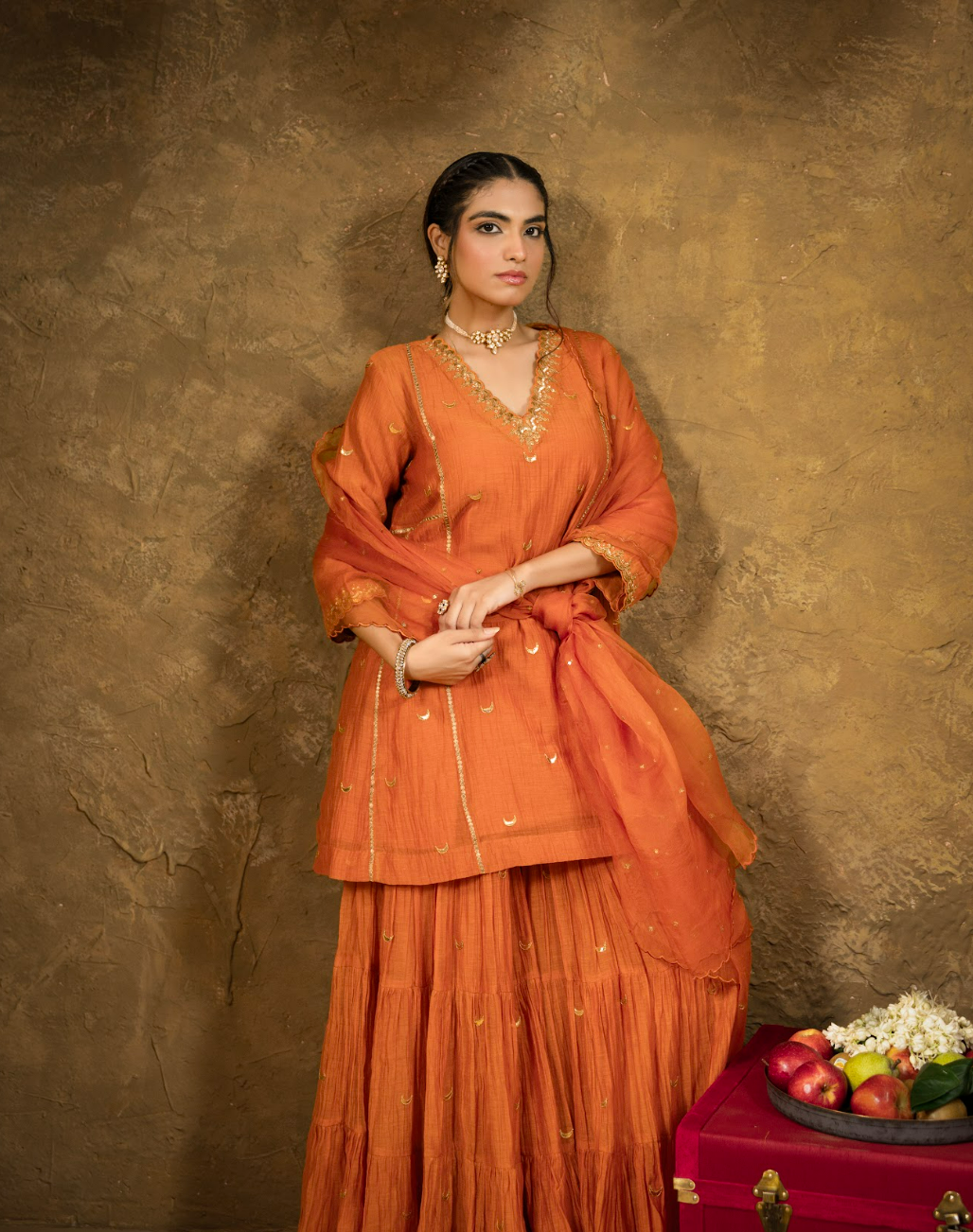 Chaand Booti Sharara Set