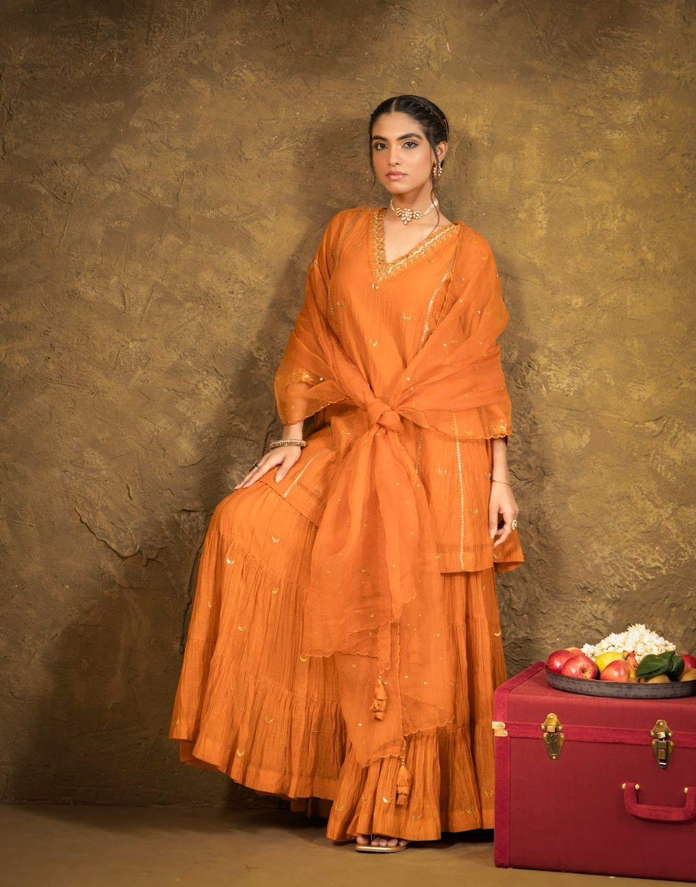 Chaand Booti Sharara Set