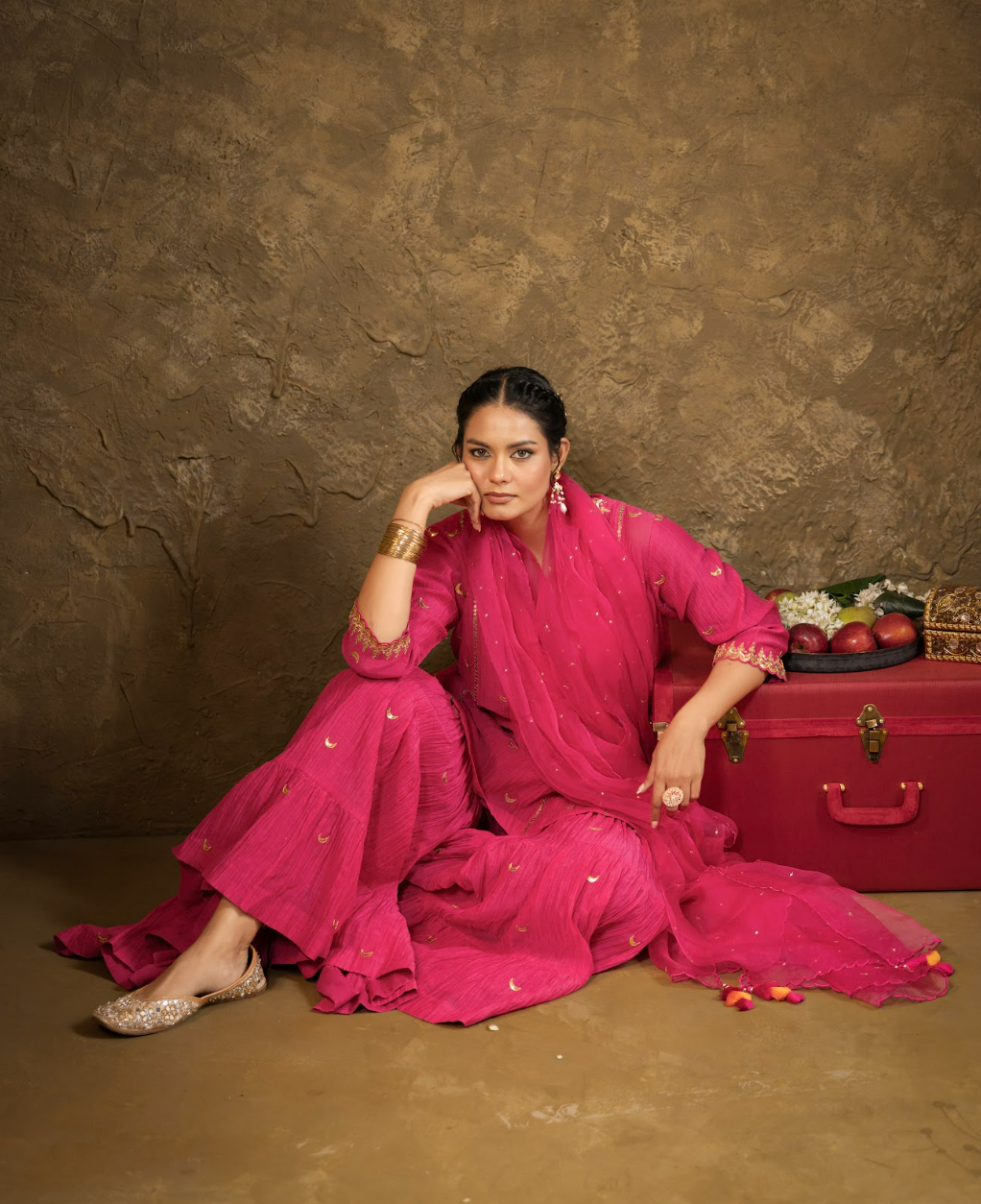 Chaand Booti Sharara Set