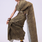 Smoke Pre draped Saree