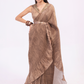Smoke Pre draped Saree