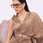 Smoke Pre draped Saree