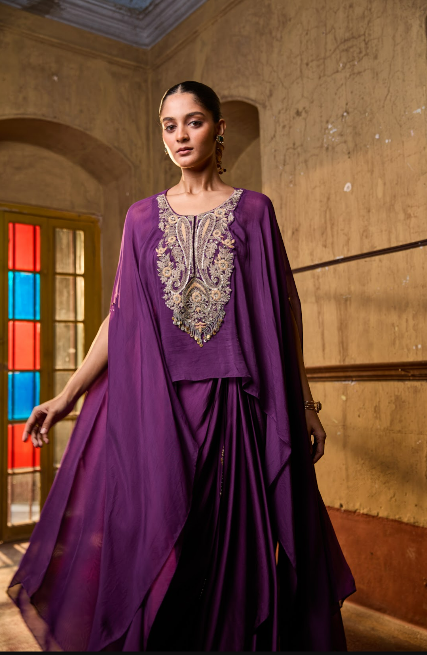 Noor aafreen draped set