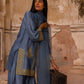 Chambray Farshi Silk Set with Dupatta