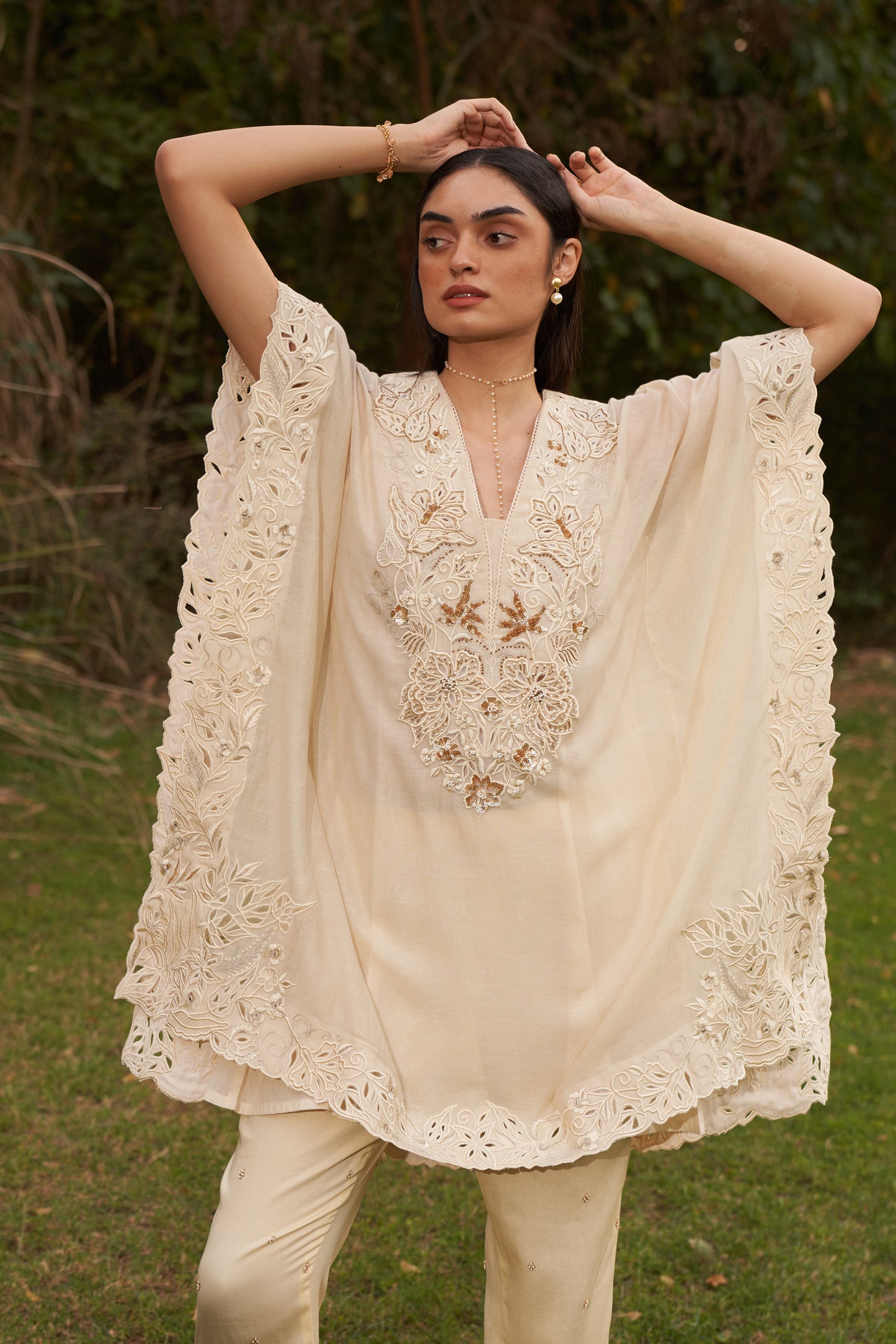 Peony Kaftan set
