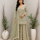 Pista Green Sharara Set