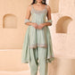 Anarkali dupatta set, Dupatta with Narrow Salwar set