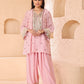 Straight short length shirt with Farsi Salwar