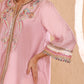 Asymmetrical short length shirt with narrow salwar