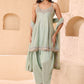 Anarkali dupatta set, Dupatta with Narrow Salwar set