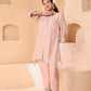 Asymmetrical short length shirt with narrow salwar