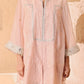 Asymmetrical short length shirt with narrow salwar