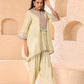 Asymmetrical short length shirt with Narrow salwar
