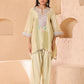 Asymmetrical short length shirt with Narrow salwar