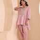 Asymmetrical short length shirt with Narrow salwar