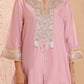 Asymmetrical short length shirt with Narrow salwar