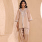 Asymmetrical short length shirt with narrow salwar