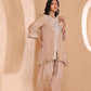 Asymmetrical short length shirt with narrow salwar