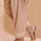 Asymmetrical short length shirt with narrow salwar