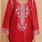 Straight short length shirt with Farsi salwar