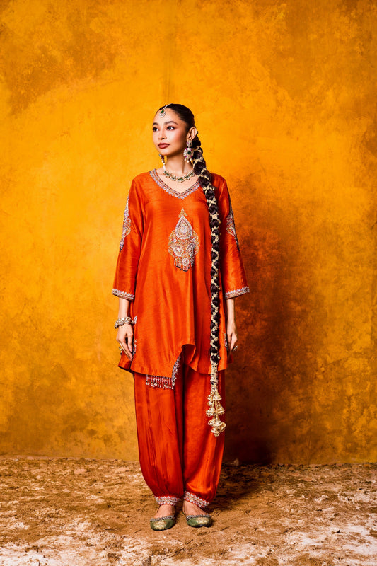 Afsana Set in Amber - View 1