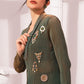 Moss Satin Set
