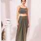 Moss Satin Set