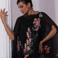 Black Flower Kaftan & Pant