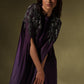 Purple Draped Dress