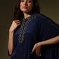 Midnight Draped Dress