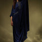 Midnight Draped Dress