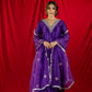 Purple Gota Patti Kurta Set