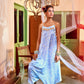 Powder Blue Cowl Jumpsuit
