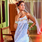 Powder Blue Cowl Jumpsuit