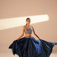 Ink Blue Lehenga Set