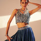 Ink Blue Lehenga Set