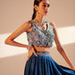 Ink Blue Lehenga Set