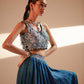 Ink Blue Lehenga Set